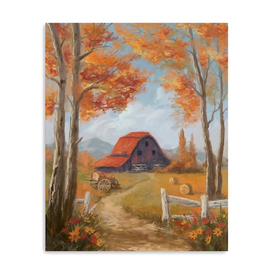 Lumaprints Peaceful Barn Canvas Giclée Art